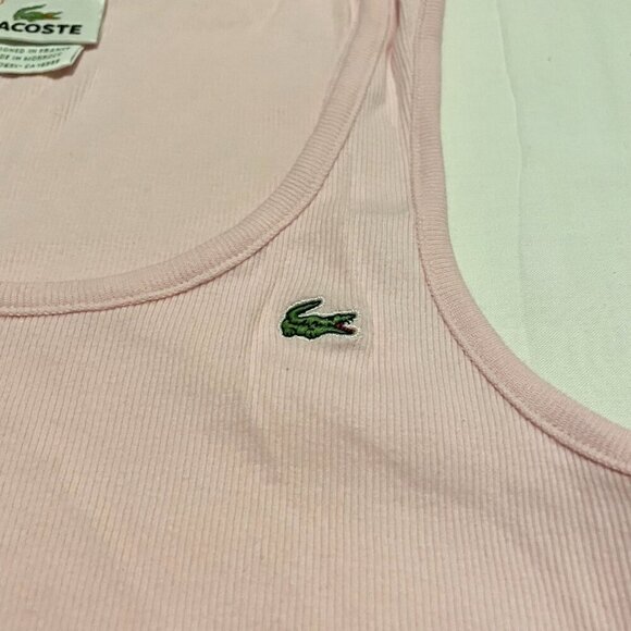 Lacoste Tank Top Womens Size 40 - Picture 4 of 14